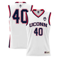 Andre Johnson Jr Jersey UConn Huskies College Basketball White #40