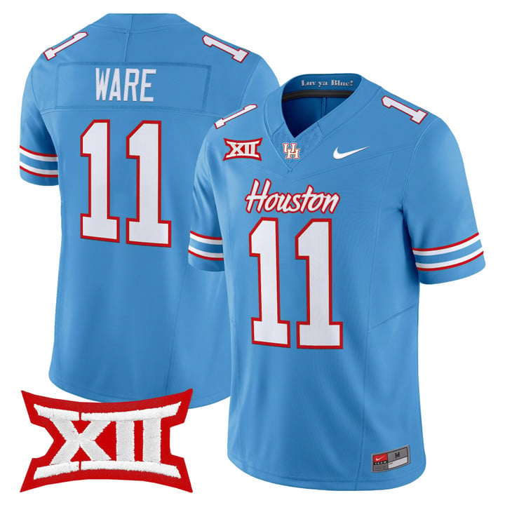 Andre Ware Jersey #11 Houston Cougars 2025 Oilers Inspired Stitched