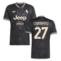 Andrea Cambiaso 27 Juventus 2025-26 Third Match Jersey – Black