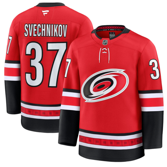 Andrei Svechnikov Jersey #37 Carolina Hurricanes Premium All Stitched Black