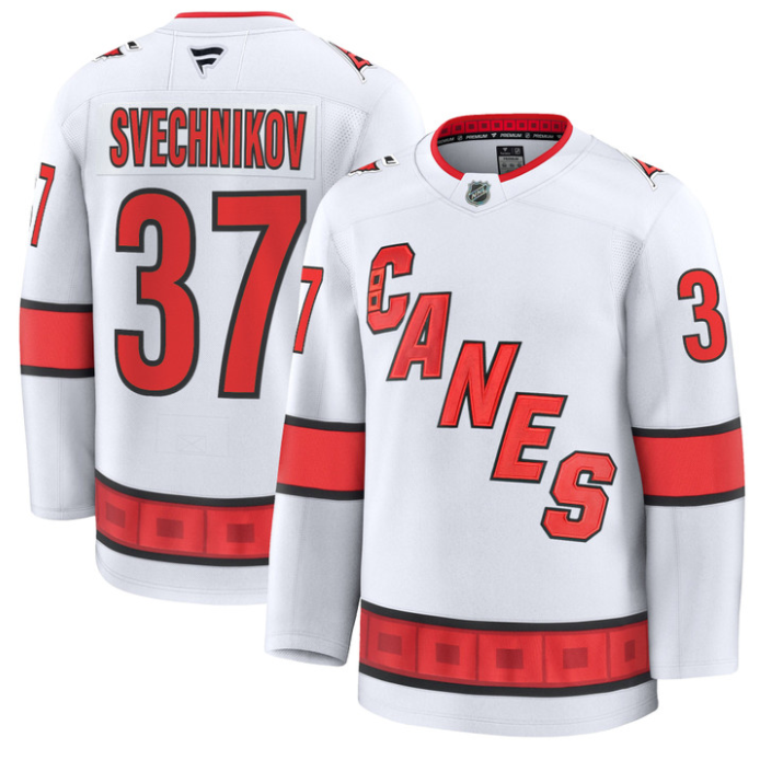 Andrei Svechnikov Jersey #37 Carolina Hurricanes Premium All Stitched Black