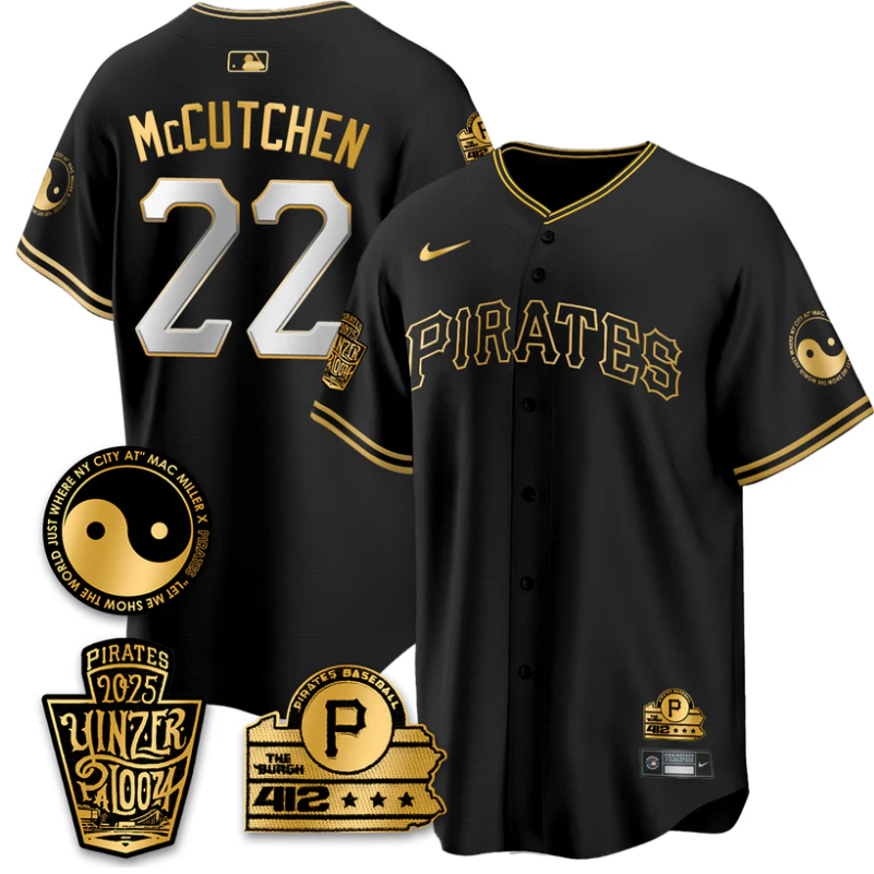 Andrew McCutchen Jersey #22 Pittsburgh Pirates Yinzerpalooza 2025