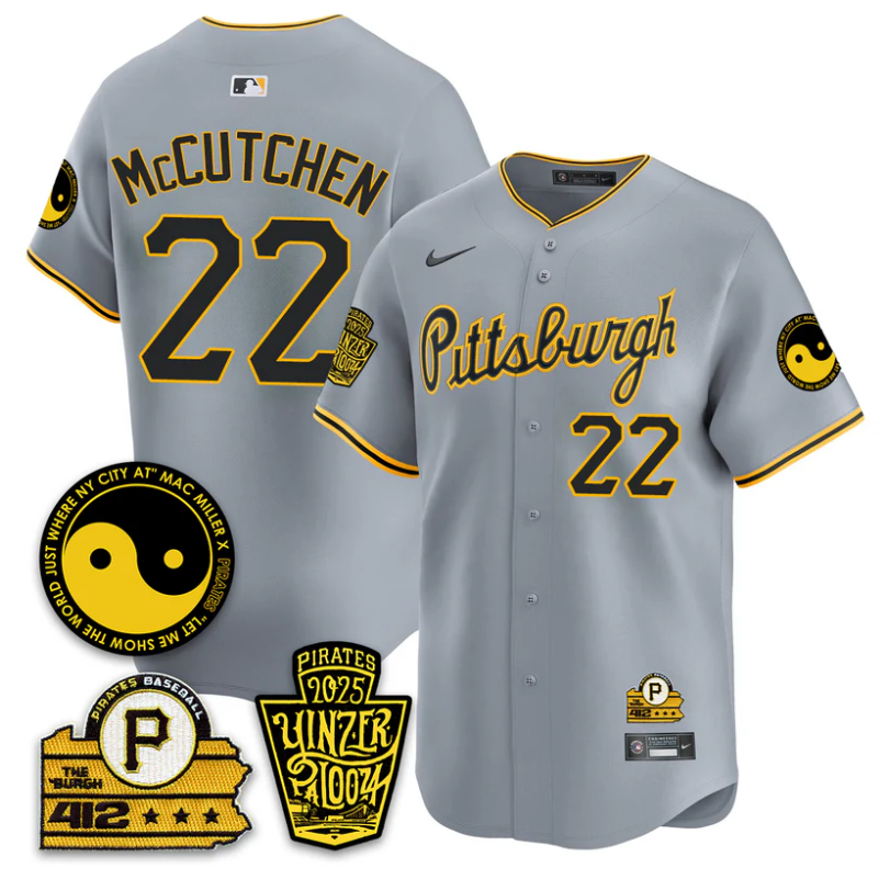 Andrew McCutchen Jersey #22 Pittsburgh Pirates Yinzerpalooza 2025