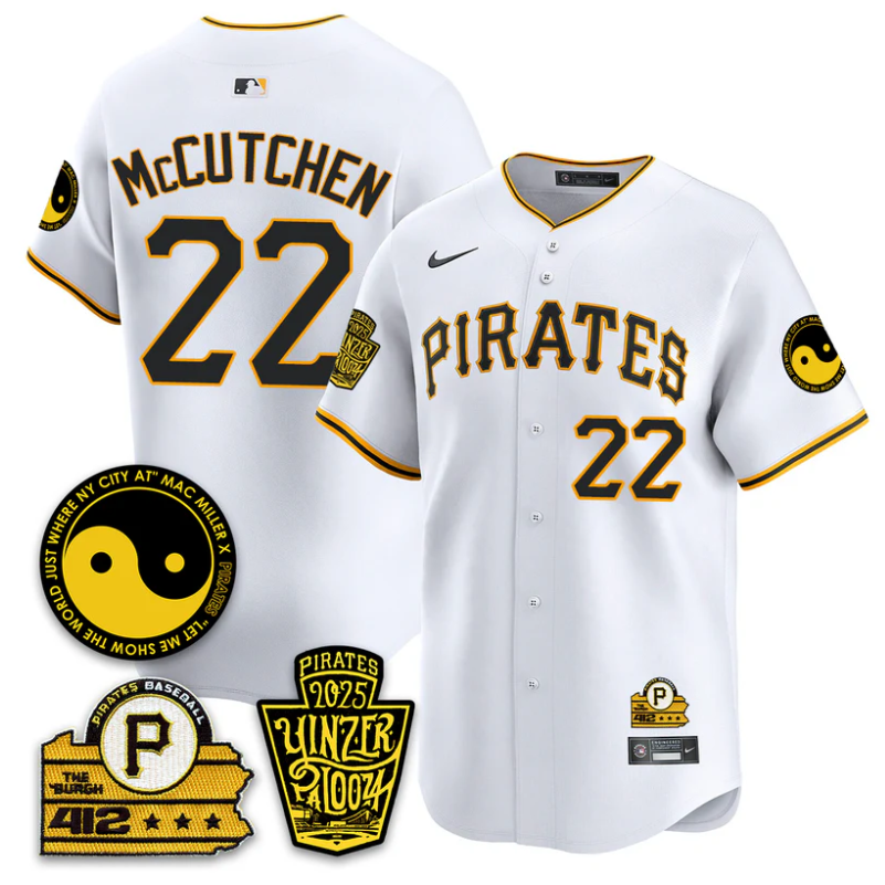 Andrew McCutchen Jersey #22 Pittsburgh Pirates Yinzerpalooza 2025