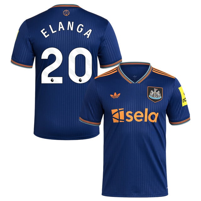 Anthony Elanga #20 Newcastle United 2025-26 Third Match Jersey – Navy