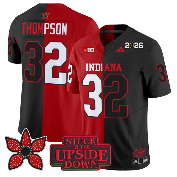 Anthony Thompson Jersey #32 Indiana Hoosiers Upside Down Edition Vapor Stitched