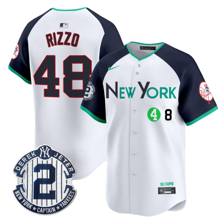 Anthony Rizzo Jersey #48 New York Yankees Apple Patch Vapor Premier Limited Stitched