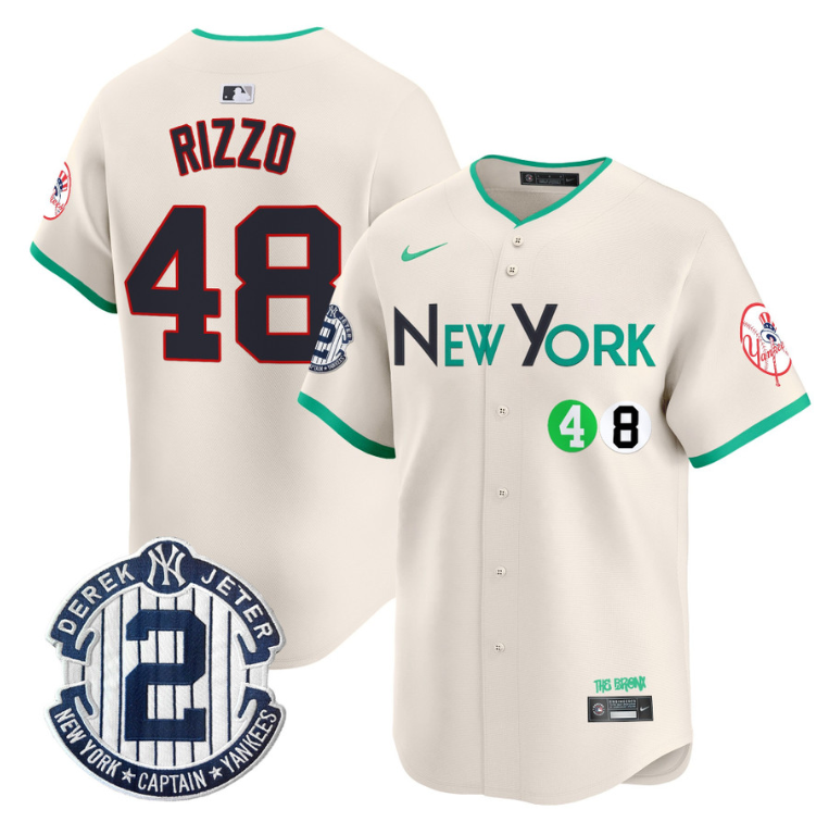 Anthony Rizzo Jersey #48 New York Yankees Apple Patch Vapor Premier Limited Stitched