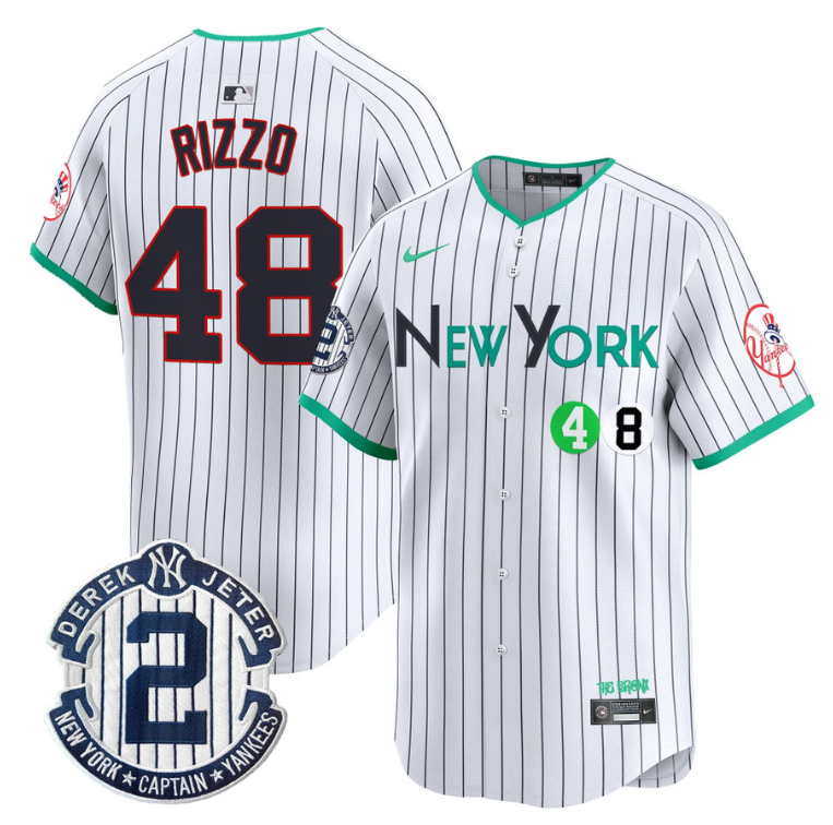 Anthony Rizzo Jersey #48 New York Yankees Apple Patch Vapor Premier Limited Stitched