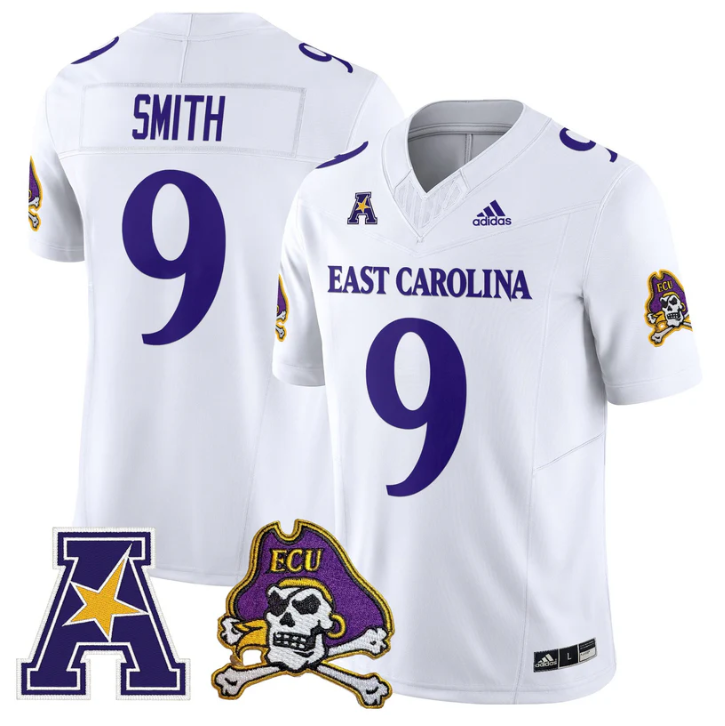 Anthony Smith Jersey #9 East Carolina Pirates 2025 Limited Stitched