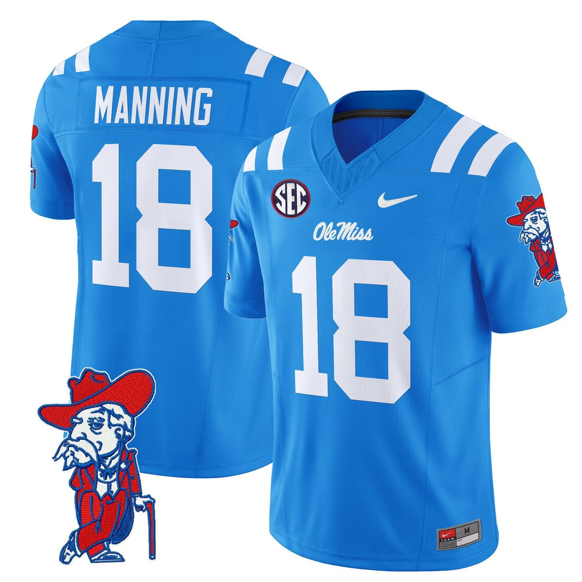 Archie Manning Jersey #18 Ole Miss Rebels 2025 Limited V2 Stitched