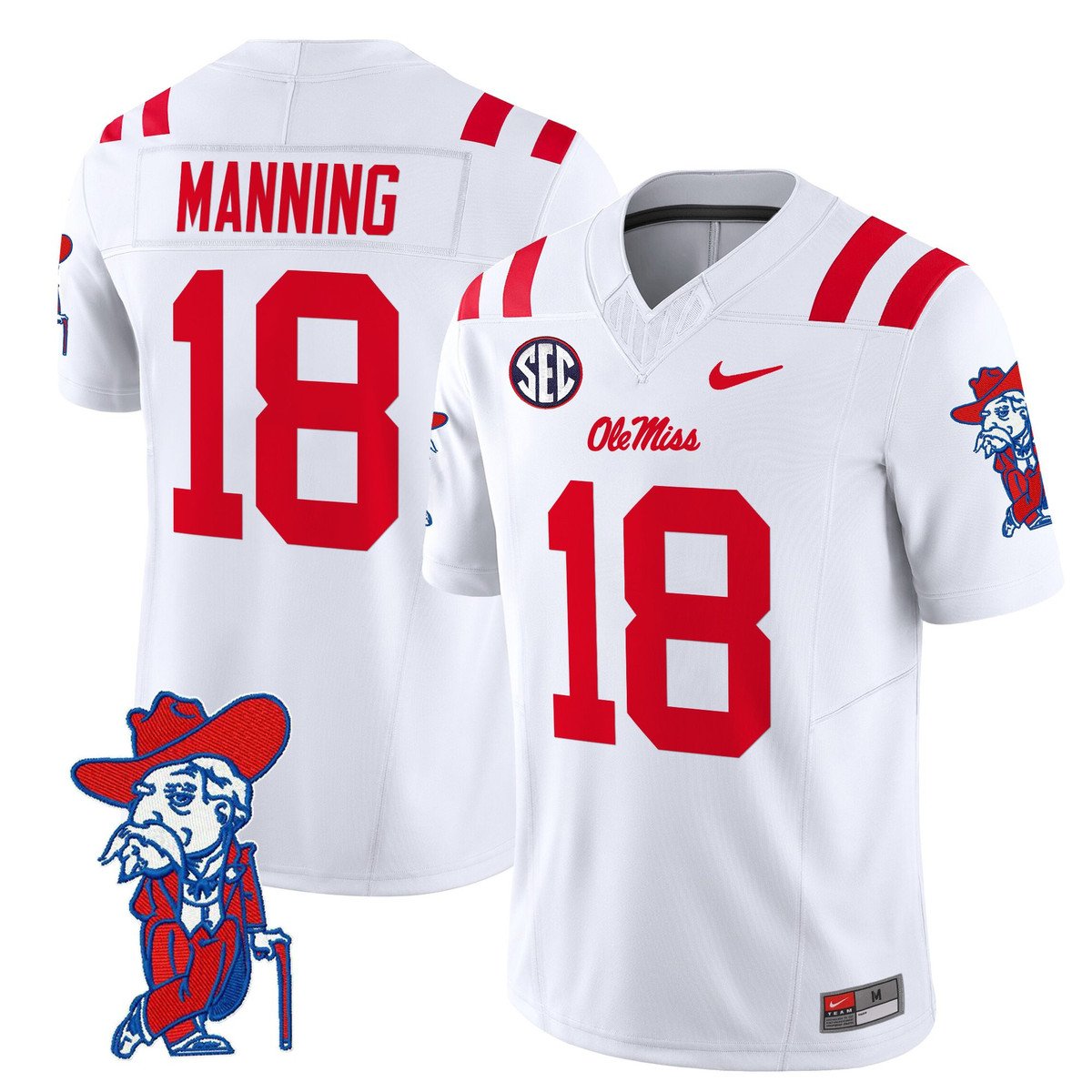 Archie Manning Jersey #18 Ole Miss Rebels 2025 Limited V2 Stitched