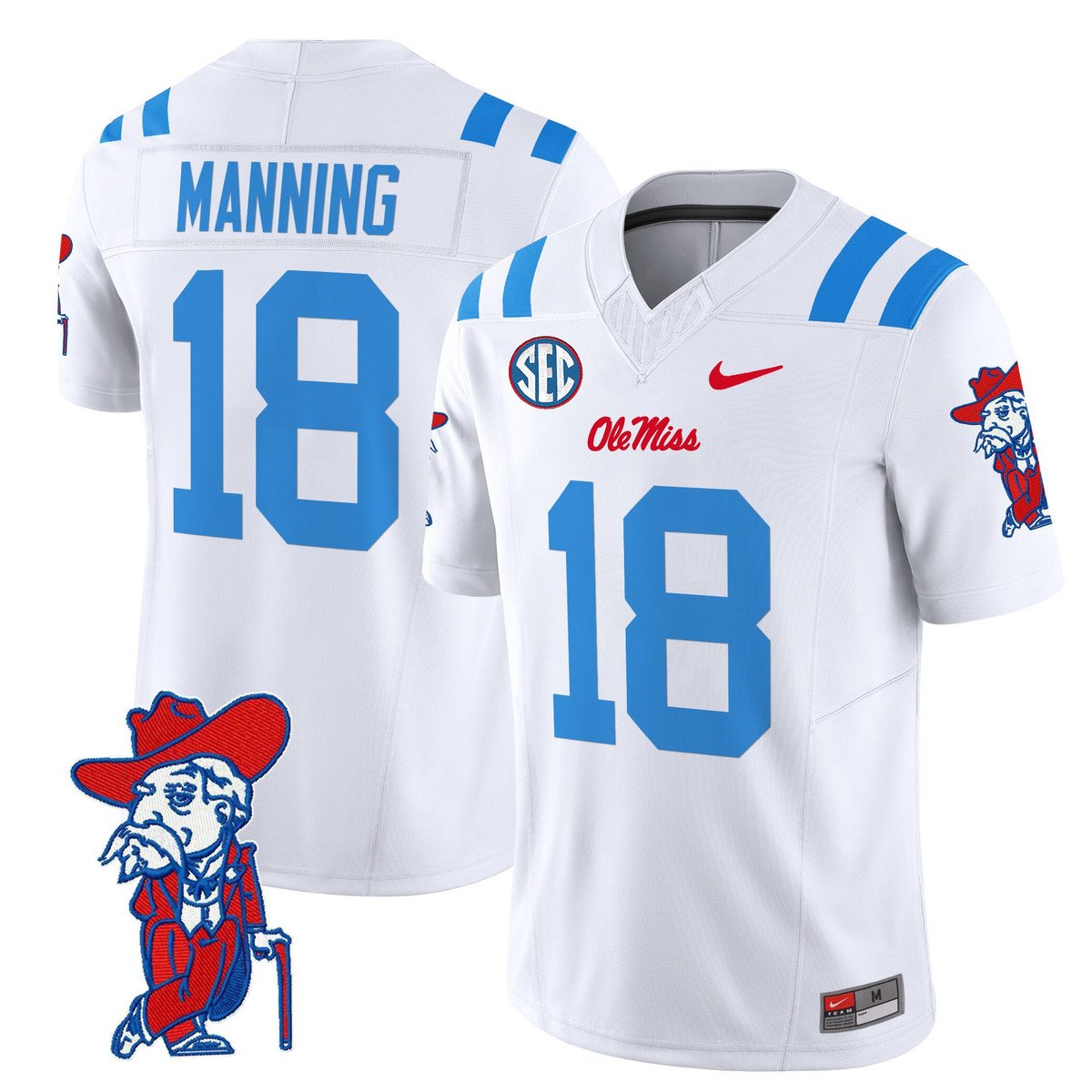 Archie Manning Jersey #18 Ole Miss Rebels 2025 Limited V2 Stitched