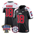 Archie Manning Jersey #18 Ole Miss Rebels 2026 Sugar Bowl Stitched