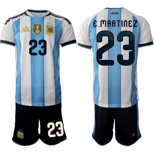Argentina #23 E.MARTINEZ  Jersey National Team x World Cup 2026 Home White On Field Soccer