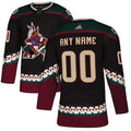 Arizona Coyotes Black Alternate Custom Jersey Stitched