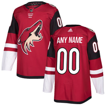 Arizona Coyotes Maroon Custom Jersey Stitched