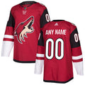 Arizona Coyotes Maroon Custom Jersey Stitched