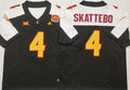 Arizona State Sun Devils #4 Cam Skattebo Black White 2024 F.U.S.E. Vapor Limited