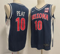 Arizona Wildcats #10 Koa Peat Navy Stitched Jersey