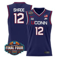 Ashlynn Shade Jersey #12 UConn Huskies 2026 Final Four Stitched Navy