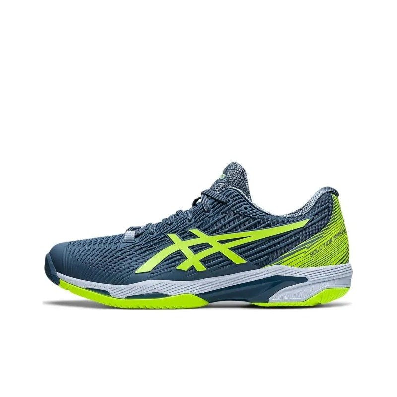 Asics Solution Speed Ff 2 Steel Blue Hazard Green 1041A182 402