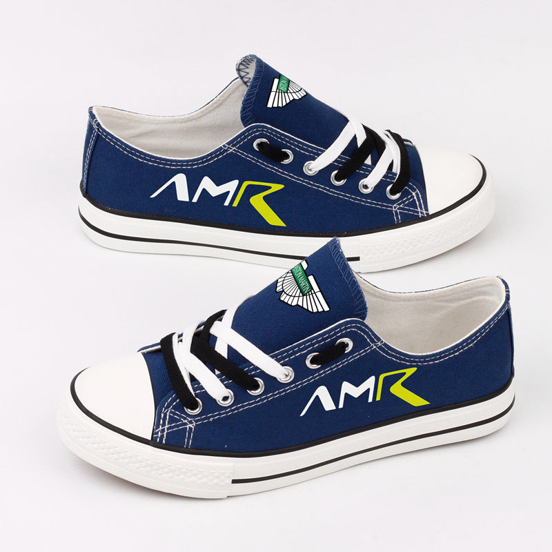 Aston Martin Canvas Sneakers Shoes For Men Women Fans