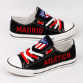 Atletico Madrid Low Top Canvas Sport Sneakers Shoes For Men Women Fans