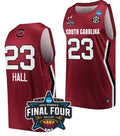 Aubryanna Hall Jersey South Carolina Gamecocks College Basketball 2023 NCAA Final Four Garnet Garnet #23