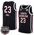 Bree Hall Jersey #23 South Carolina Gamecocks 2024 NCAA Basketball National Champions Black