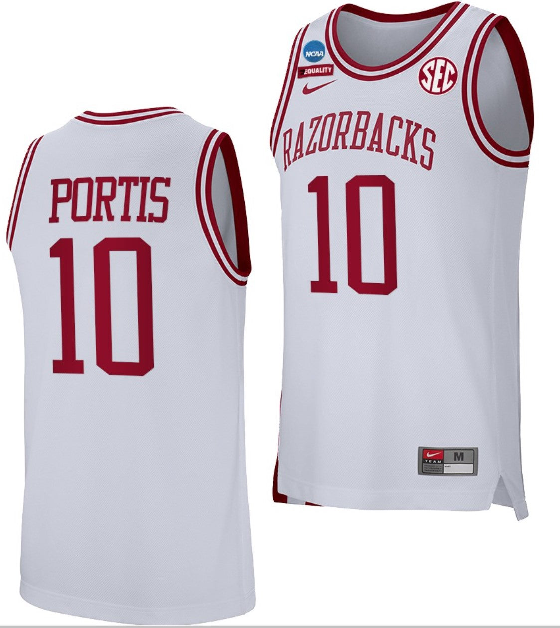 Bobby Portis Jersey Arkansas Razorbacks College Basketball 100 Season #10