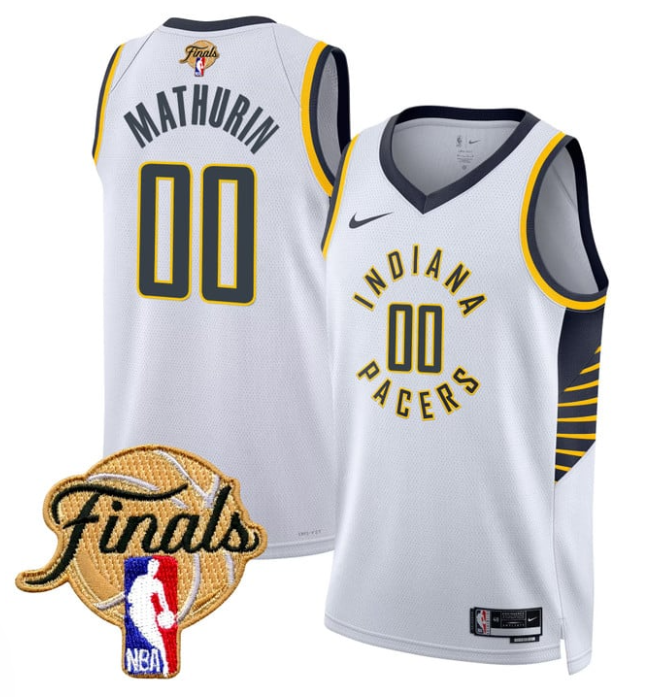 Bennedict Mathurin Jersey #00 Indiana Pacers 2025 Finals Swingman Stitched Association