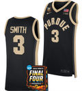 Braden Smith Jersey #3 Purdue Boilermakers 2024 NCAA March Madness Final Four Basketball Black