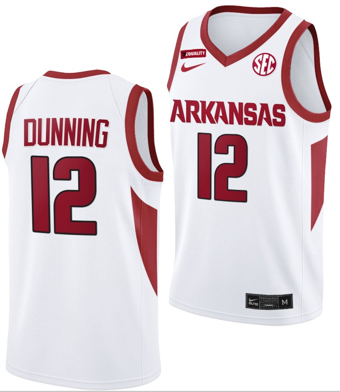 Barry Dunning Jersey Arkansas Razorbacks College Basketball #12