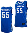 Baylor Scheierman Jersey Creighton Bluejays College Basketball 2023 NCAA March Madness Blue #55