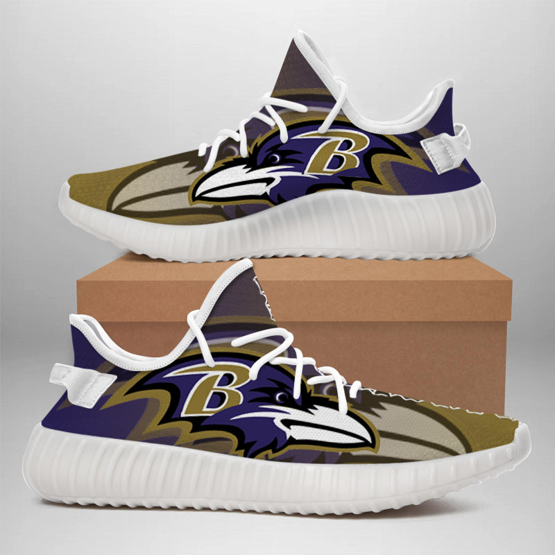 Baltimore Ravens NFL 350v Yeezy Sneakers For Men Women Fans
