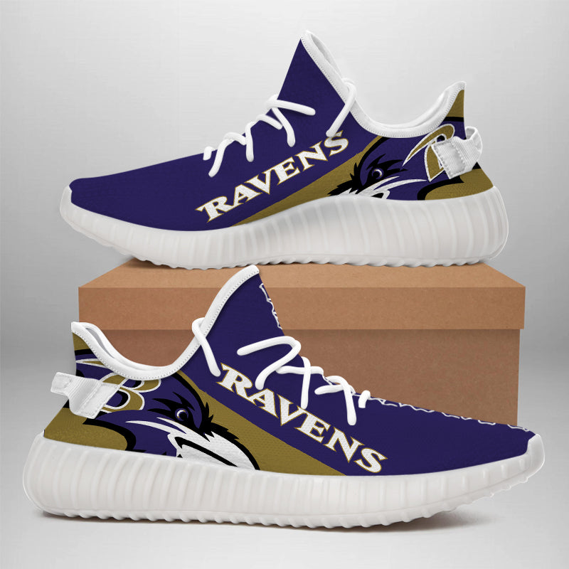 Baltimore Ravens NFL 350v Yeezy Sneakers For Men Women Fans
