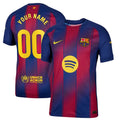 Barcelona 2025-26 Home Customize Jersey – Scarlet