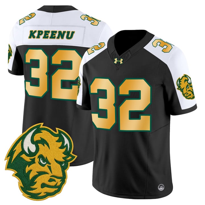 Barry Kpeenu Jersey #32 North Dakota State Bison Limited Stitched