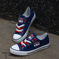 Baseball Limited Print Low Top Canvas Shoes Sport Sneakers For Men Women Fans