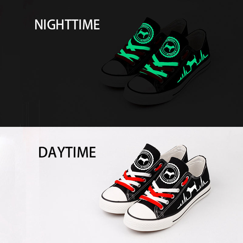Beagle Canvas Sneakers Shoes For Men Women Fans