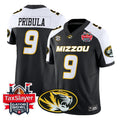Beau Pribula Jersey #9 Missouri Tigers 2025 Gator Bowl Vapor Stitched
