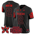 Behren Morton Jersey #2 Texas Tech Red Raiders Stranger Things Edition Stitched