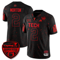 Behren Morton Jersey #2 Texas Tech Red Raiders Stranger Things Orange Bowl Stitched