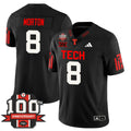 Behren Morton Jersey #8 Texas Tech Football 100th Anniversary Stitched