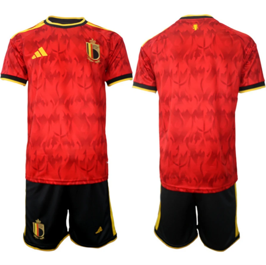 Belgium National Team Blank Red 2026 World Cup Home Soccer Jersey Suit