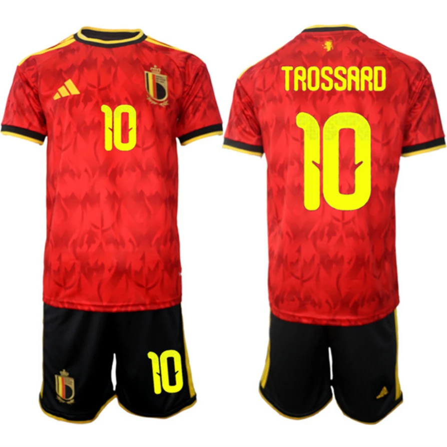 Belgium National Team #10 Leandro Trossard Red 2026 World Cup Home Soccer Jersey