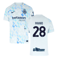 Benjamin Pavard #28 Inter Milan 2025-26 Away Match Jersey – White