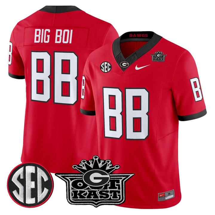 Big Boi Jersey #BB Outkast x Georgia Bulldogs Vapor Limited Stitched