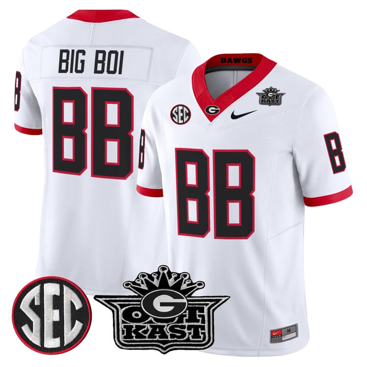Big Boi Jersey #BB Outkast x Georgia Bulldogs Vapor Limited Stitched
